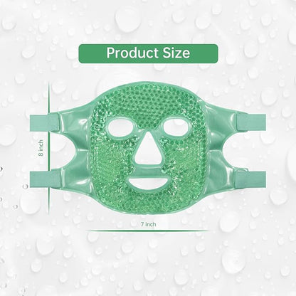 ZNÖCUETÖD Face Ice Mask Facial Ice Packs Gel Hot Cold Compress for Post Oral, Dental, Nose,Facelift Plastic Cosmetic & Laser Surgery Recovery Puffiness Swelling Dark Circles & Headaches Gift for Women