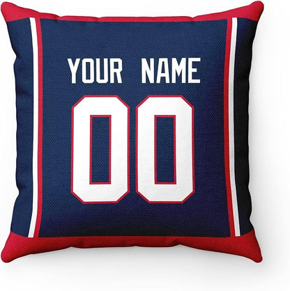 ANTKING Columbus Throw Pillow Personalized Custom Any Name and Number for Men Women Boy Gifts