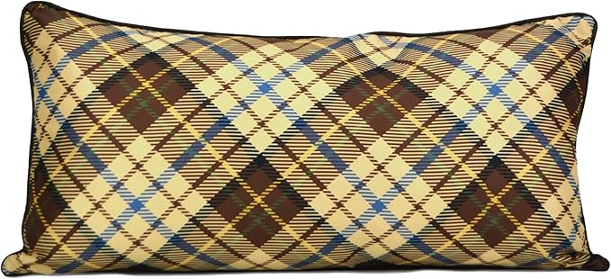 Donna Sharp Throw Pillow - Painted Bear Lodge Decorative Throw Pillow with Bear Pattern - Rectangle