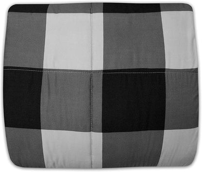 Twin XL Comforter Set with Sheets - 5-Piece Bedding Collection - 1 Comforter, 1 Fitted Sheet, 1 Flat, 2 Pillowcases - Deep Pocket - Soft & Premium Quality - Ideal for All Season, Buffalo Black/Gray