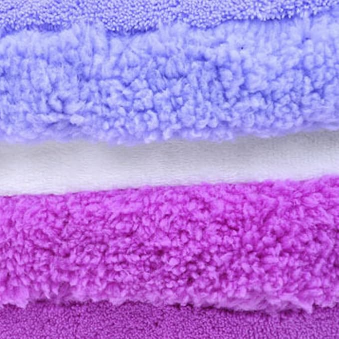 ChezMax Macaron Pillow Plush Back Bolster Cushion Microbead Throw Pillow Case Round Seat Cushion Home Decor Pillow for Sofa Bedroom Office Dormitory Car 14.5" Gradient Purple