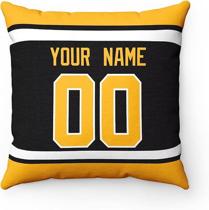 ANTKING Pittsburgh Throw Pillow Personalized Custom Any Name and Number for Men Women Boy Gifts