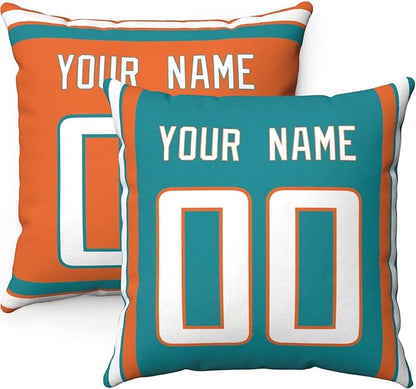 ANTKING Throw Pillow Miami Custom Any Name and Number for Men Women Boy Gift