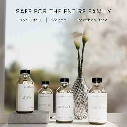 The Magic Scent Whitewood Diffuser Oil - Hotel & Home Luxury Scents Inspired by 1 Hotel Miami Beach, Compare to My Way Diffuser Oil Scents for Home, Designed for Use in All Diffusers - 4 fl oz, 120 mL