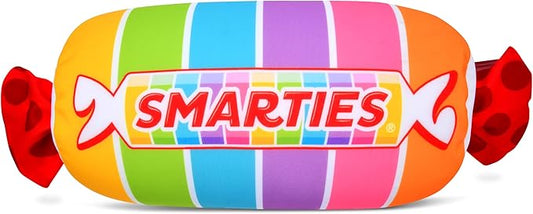 iscream Smarties Roll Soft & Smooshy 12" Microbead Mini Pillow