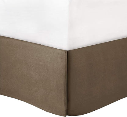 Madison Park Cozy Comforter Set-Deluxe Hotel Collection, All Season Down Alternative Luxury Bedding with Matching Shams, Decorative Pillows, Queen(90"x90"), Genevieve, Taupe/Brown 7 Piece