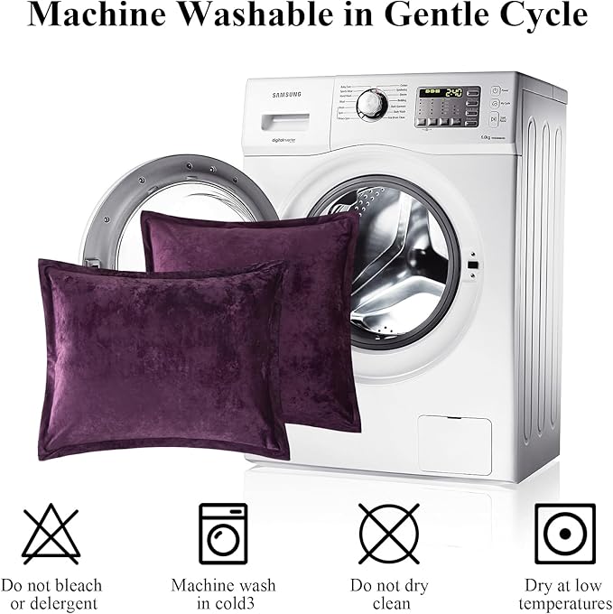 Ivellow Crushed Velvet Comforter Set Queen Purple Comforter Set 5pcs Ultra Soft Lightweight Breathable Bedding Set Luxury Cozy Flannel Comforter Queen Size (1 Comforter,2 Pillow Shams, 2 Euro Shams