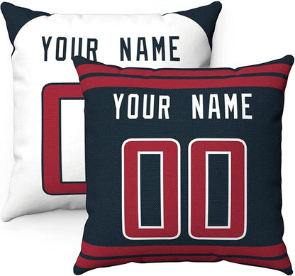 ANTKING Throw Pillow 2 Packs Custom Any Name and Number for Men Women Boy Gift