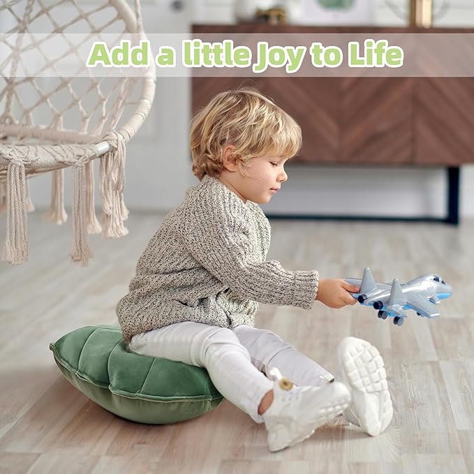 Leaf Throw Pillows Cute Novelty Plant Plush Cushion Backrest Pillow Home Decoration for Car, Bedroom, Sofa, Couch, Living Room, 19.7in/50CM