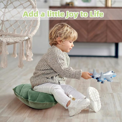 Leaf Throw Pillows Cute Novelty Plant Plush Cushion Backrest Pillow Home Decoration for Car, Bedroom, Sofa, Couch, Living Room, 19.7in/50CM