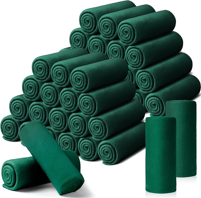 Kinlop Fleece Blanket Bulk 60 x 50 Inch Soft Lightweight Fleece Cozy Blanket Warm Throw Plush Pet Throw for Bed Couch Sofa Home Office Wedding Gifts Travel Camping(Turquoise Green)