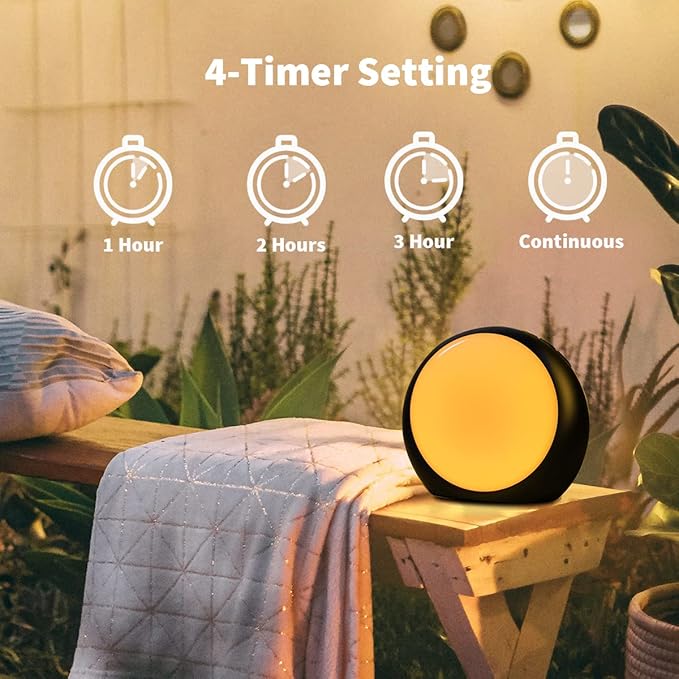 Loud Brown Noise Sounds White Noise Machine 30 Soothing Sounds 12 Color Night Lights Auto-Off Timer Sleep Machine with Memory Function for Baby Kids Adult for Office Privacy White Elephant Gifts