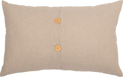 VHC Brands Sawyer Mill™ Red Farmhouse Living Throw Pillow for Couch Chair Sofa Bed 14x22