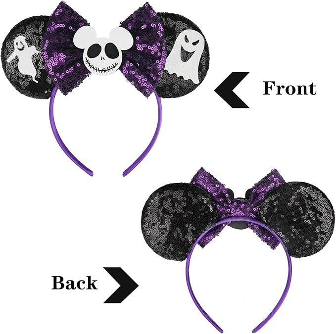 FANYITY Mouse Ears, Sequin Mouse Ears Headband for Boys Girls Women (YL)