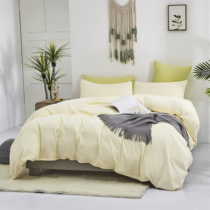 Cottonight Ivory White Comforter Set California King Beige Bedding Comforter Set Cal King Off White Solid Blanket Quilts Modern Soft Breathable 3 Piece Women Men Bedding Set
