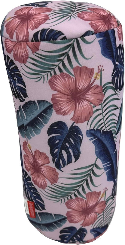 Bookishbunny Microbead Cylinder Bolster Roll Pillow 13" x 7" (Tropical)