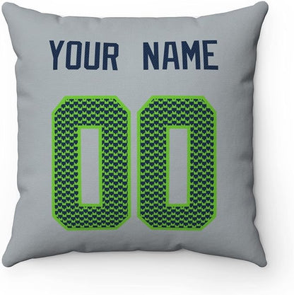 ANTKING Throw Pillow Seattle Custom Any Name and Number for Men Women Boy Gift