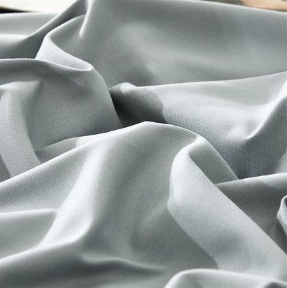 CLOTHKNOW Blue King Size Comforter Set Dusty Blue Bedding Comforter Sets Soft Women Men Comforter Haze Blue Comforter with 2 x Pillow Cases