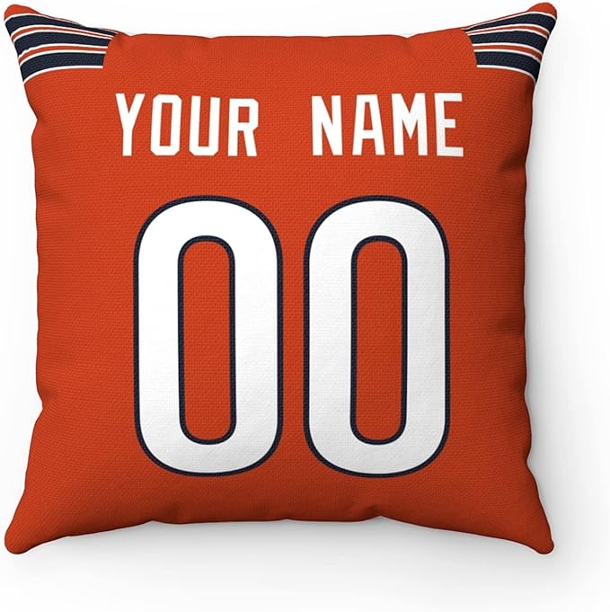 ANTKING Throw Pillow Chicago Custom Any Name and Number for Men Women Boy Gift