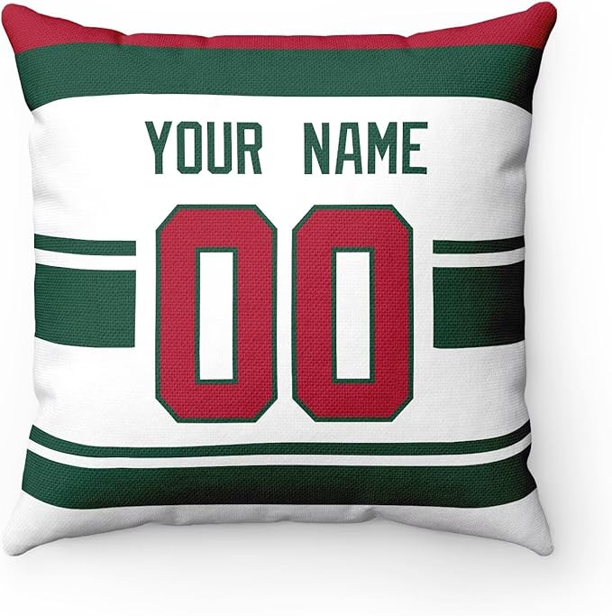 ANTKING Minnesota Throw Pillow Personalized Custom Any Name and Number for Men Women Boy Gifts