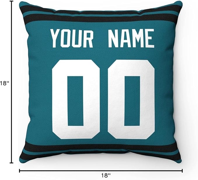 ANTKING Throw Pillow 2 Packs Custom Any Name and Number for Men Women Boy Gift