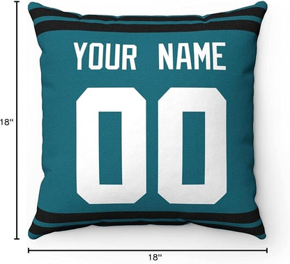 ANTKING Throw Pillow 2 Packs Custom Any Name and Number for Men Women Boy Gift