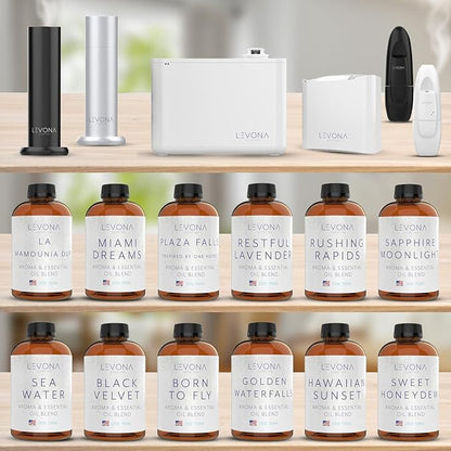 Levona Scent Oil Diffuser Essential Oils: Essential Oils Home Luxury Scents - Sweet Honeydew Essential Oil - Sweet & Fresh Notes of Nectarine and Floral Rose Essential Oil - 700 Ml Fragrance Oils