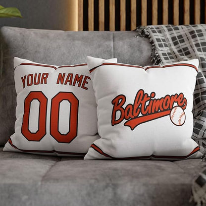ANTKING Baltimore Throw Pillow 2 Packs Custom Name and Number for Men Women Boy Personalized Gifts
