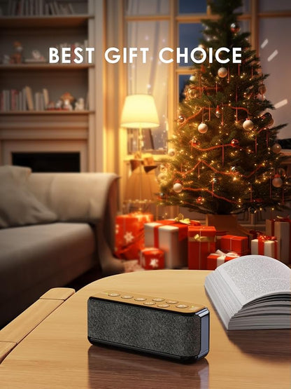 Portable White Noise Machine for Adults & Kids, 42 Soothing Sounds, Rechargeable Travel Sound Machine with Rain & Ocean Sounds, Auto-Off Timer & 8-Level Volume Control – Ideal for Sleep & Focus