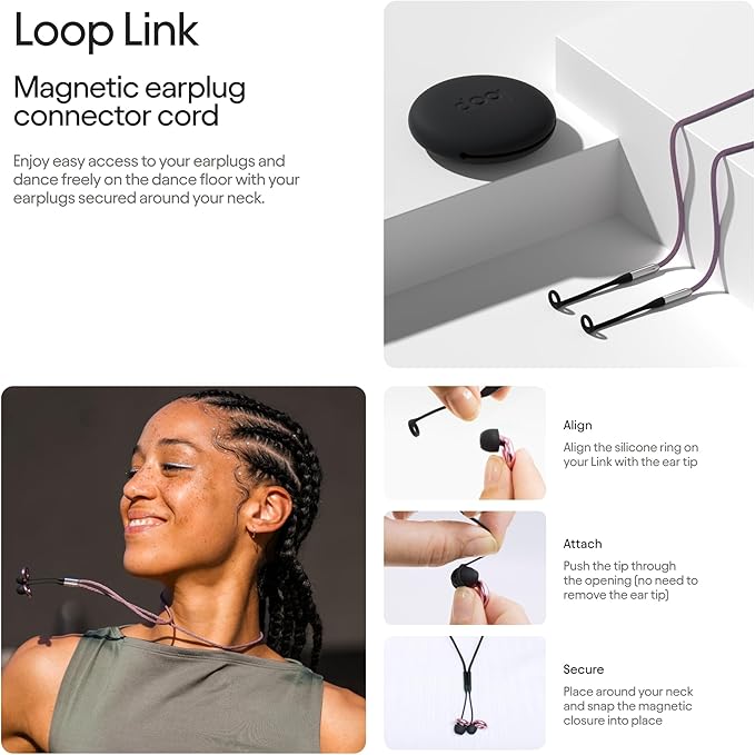 Loop Earplugs Everyday Link Bundle (2-Pack) | Engage 2 + Quiet 2 + Link | Reusable Ear Plugs for Sleep, Focus, Noise Sensitivity, Socializing & More | 16 dB/24 dB Noise Reduction