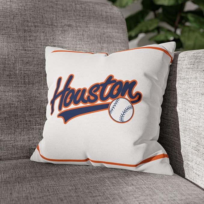 ANTKING Houston Throw Pillow Custom Name and Number for Men Women Boy Personalized Gift