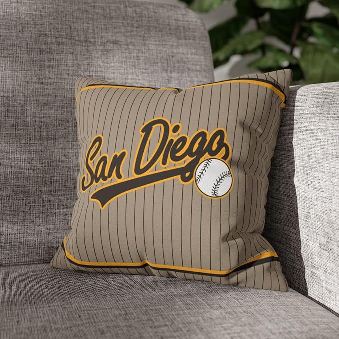 ANTKING San Diego Throw Pillow 2 Packs Custom Name and Number for Men Women Boy Personalized Gifts
