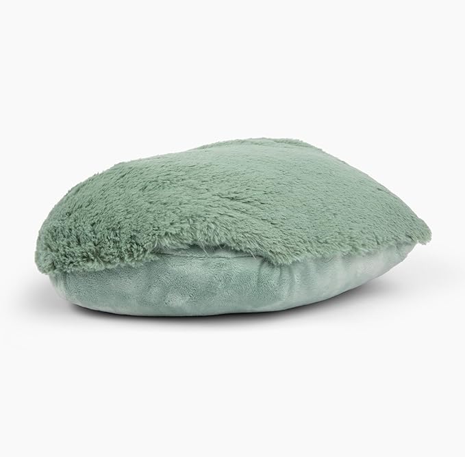 HUGIMALS Super Sized Heart to Hug Pillow in Sage | 8 lb Weighted Soft Heart Shaped Sensory Pillow | for Self-Care, Relaxation, Sleep with Cozy Hand Pocket - Thoughtful Gift for Adults, Teens
