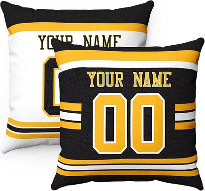 ANTKING Throw Pillow 2 Packs Personalized Custom Any Name Number for Men Women Boy Gifts