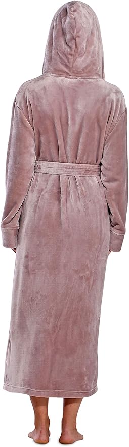 Turquaz Oversize Premium Luxury Ultra Soft Warm Robes for Women Plush Fleece Bathrobe for Women with and Spacious Pockets