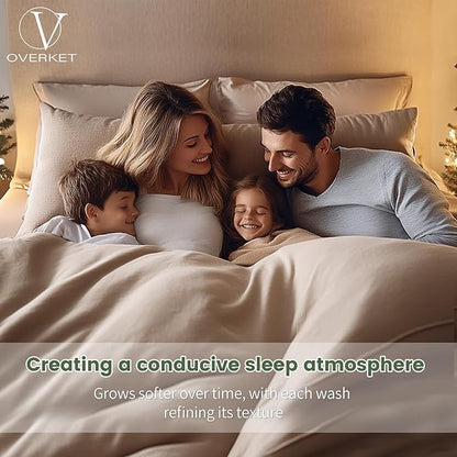 100% Linen Sheets California King Size,Breathable & Durable 4-Piece Bed Flax Sheet Set,Soft All-Season Bedding for Hot Sleepers 16" Deep Pocket Oeko-TEX Certified,（Cal King, Sage Green）