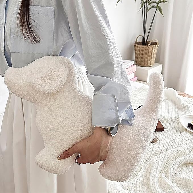 Animals Shaped Throw Pillow for Bed,Home Decorative Pillows for Bedroom Aesthetic,Soft Dog Pillow for Couch,Handmade Living Room Throw Pillow