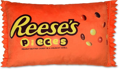 iscream Reese's Pieces Package 19" x 11" Pillow Set with Mini Reese's Pieces