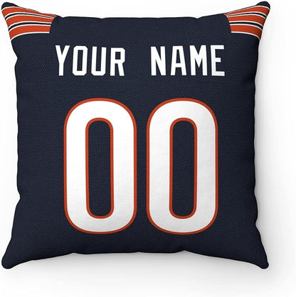 ANTKING Throw Pillow Chicago Custom Any Name and Number for Men Women Boy Gift