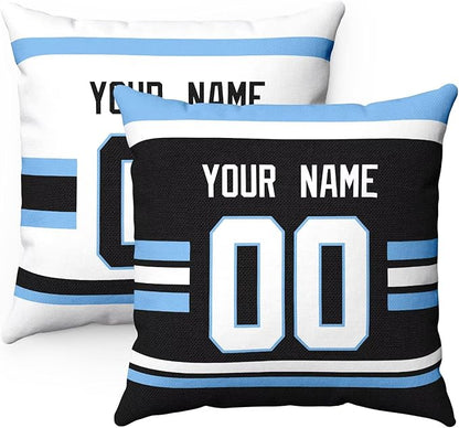 ANTKING Throw Pillow 2 Packs Personalized Custom Any Name Number for Men Women Boy Gifts