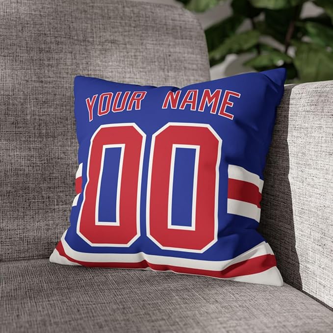 ANTKING New York R Throw Pillow Personalized Custom Any Name and Number for Men Women Boy Gifts