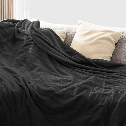 Electric Heated Blanket 72"x84" Full Size Microplush Cover Blanket 4 Heat Settings & 10 Hours Auto Off, Cozy & Breathable, Warm All Night, Iron Grey