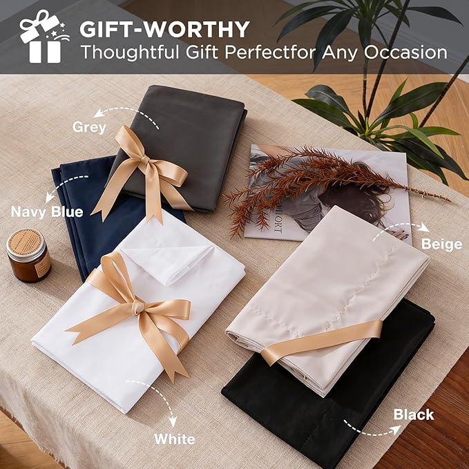 7 Pieces Queen Comforter Set - Utral Soft Microfiber Bedding Set, Thick Duvet Insert Bed in a Bag Without Rustling Noise for All Season, Navy (88"x88")