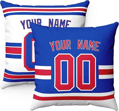 ANTKING New York R Throw Pillow Personalized Custom Any Name and Number for Men Women Boy Gifts