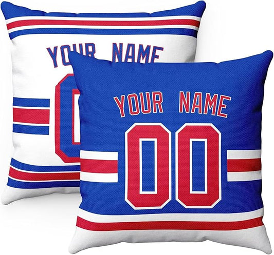 ANTKING New York R Throw Pillow Personalized Custom Any Name and Number for Men Women Boy Gifts