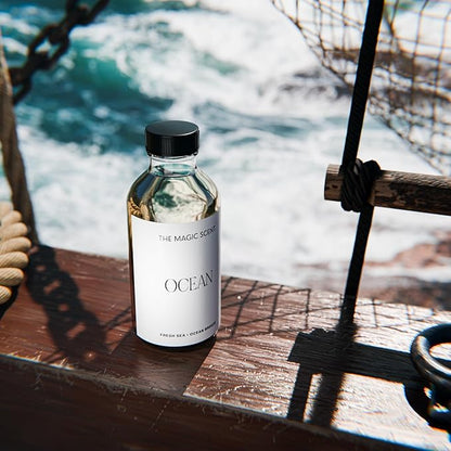 The Magic Scent Ocean Diffuser Oil - Hotel & Home Luxury Scents Inspired by Bali - Oil Scents for Home Designed for Use in All Diffusers - 4 fl oz, 120 mL