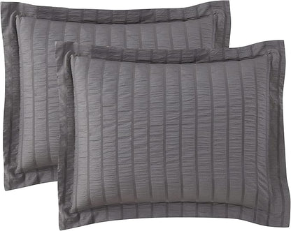 Comforter Set 8 Piece Bed in a Bag Design, Bed Sheets, 2 Pillowcases, & 2 Shams Down Alternative All Season Warmth, Case Pack (Pack of 3)