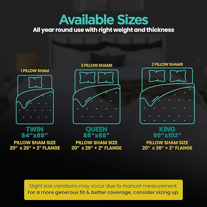 Queen Comforter Set 3 Piece White by Utopia Bedding, Comforters Queen Size, Bedding Comforters Sets, Down Alternative Soft Bed Set, 1 Comforter (88 x 88 inches) 2 Pillow Shams (20 x 26 inches)