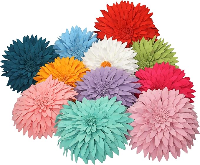 Contempo Lifestyles - Flower Pillow - Decorative, Couch & Bed, Round Shaped Pillow (18" Flower, 16" Pillow with Insert, Heather Grey)