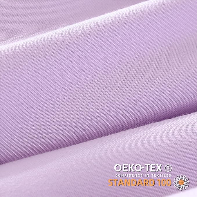 YIRDDEO Twin Comforter Set - Comforter Twin Size Bed with Ball Pom Fringe, Soft Bedding Set for All Seasons - 2 Pieces, 1 Comforter (66"x90") & 1 Pillow Sham(20"x26"), Lavender Purple